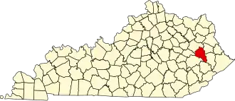 Localisation de Comté de MagoffinMagoffin County