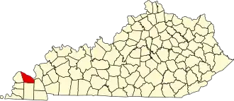 Localisation de Comté de McCracken(McCracken County)