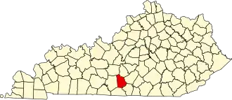 Localisation de Comté de Metcalfe(Metcalfe County)