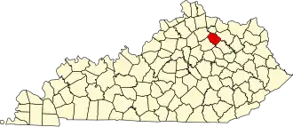 Localisation de Comté de NicholasNicholas County