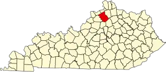 Localisation de Comté d'OwenOwen County