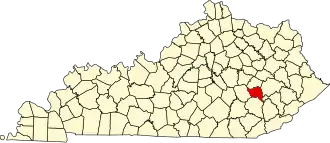 Localisation de Comté d'OwsleyOwsley County