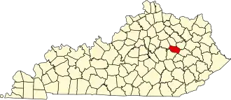 Localisation de Comté de PowellPowell County