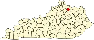 Localisation de Comté de RobertsonRobertson County