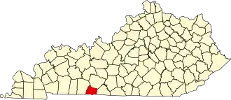 Localisation de Comté de Simpson(Simpson County)