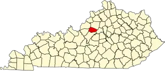Localisation de Comté de Spencer(Spencer County)