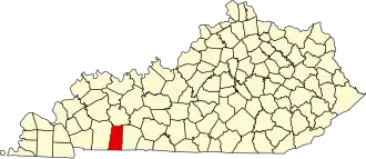 Localisation de Comté de ToddTodd County