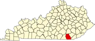 Localisation de Comté de WhitleywWhitley County