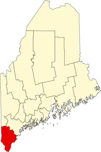 Localisation de Comté de York(York County)