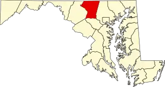 Localisation de Comté de Carroll(Carroll County)