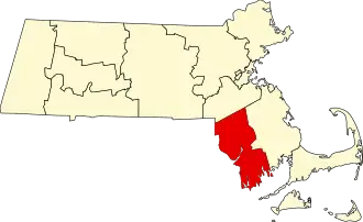Localisation de Comté de Bristol(Bristol County)