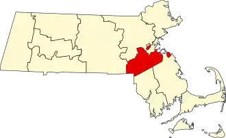 Localisation de Comté de Norfolk(Norfolk County)