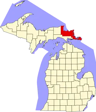 Localisation de Comté de Chippewa