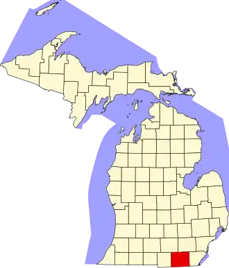 Localisation de Comté de Lenawee