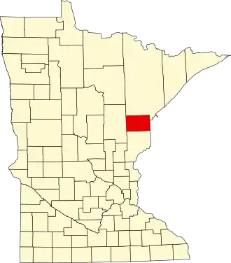 Localisation de Comté de Carlton(Carlton County)