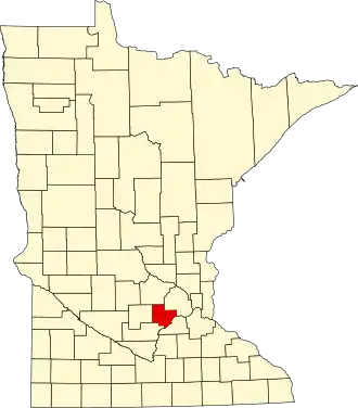 Localisation de Comté de Carver(Carver County)