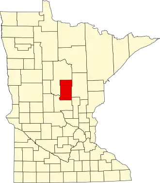 Localisation de Comté de Crow Wing(Crow Wing County)