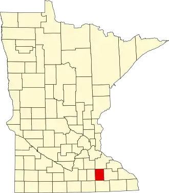Localisation de Comté de Dodge(Dodge County)