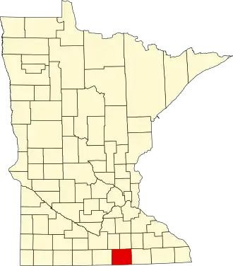 Localisation de Comté de Freeborn(Freeborn County)