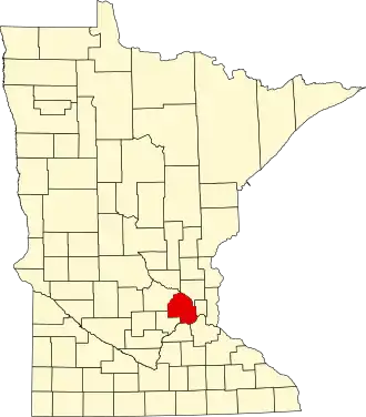 Localisation de Comté de Hennepin(Hennepin County)