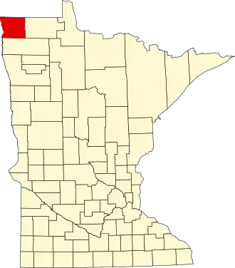 Localisation de Comté de Kittson(Kittson County)