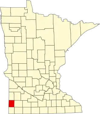 Localisation de Comté de Pipestone(Pipestone County)