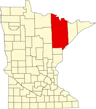 Localisation de Comté de St. Louis(St. Louis County)