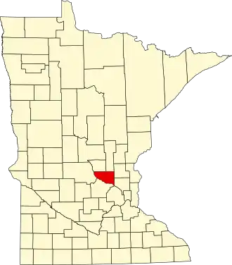 Localisation de Comté de Sherburne(Sherburne County)