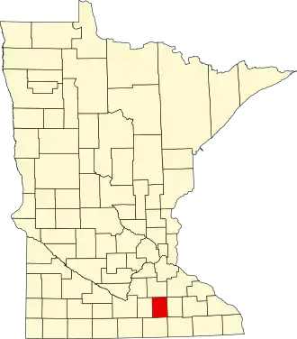 Localisation de Comté de Steele(Steele County)