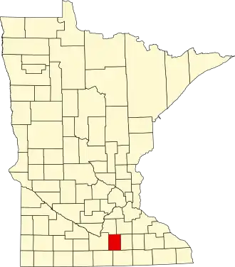 Localisation de Comté de Waseca(Waseca County)