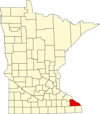 Localisation de Comté de Winona(Winona County)