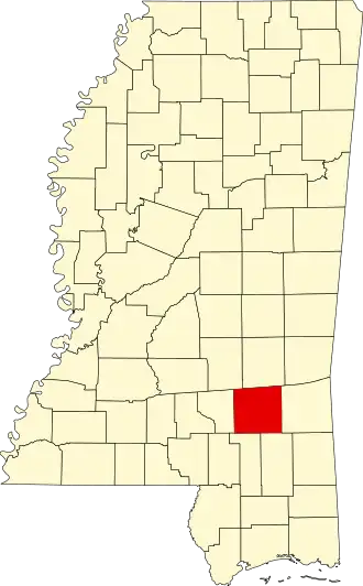 Localisation de Comté de Jones(Jones County)