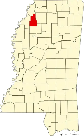 Localisation de Comté de Quitman(Quitman County)