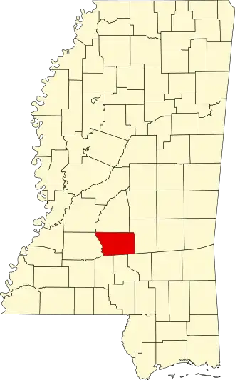 Localisation de Comté de Simpson(Simpson County)