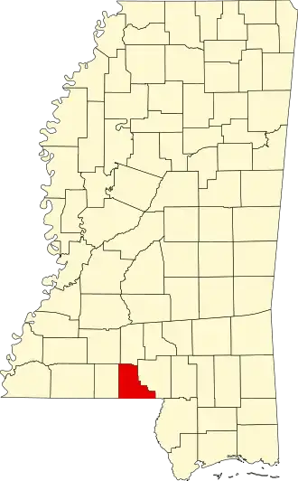 Localisation de Comté de Walthall(Walthall County)