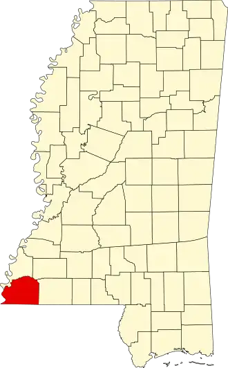 Localisation de Comté de Wilkinson(Wilkinson County)