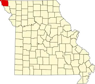 Localisation de Comté d'Atchison(Atchison County)
