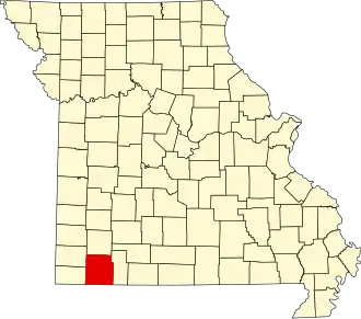 Localisation de Comté de Barry(Barry County)