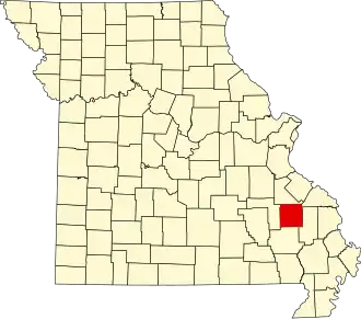 Localisation de Madison County(Madison County)