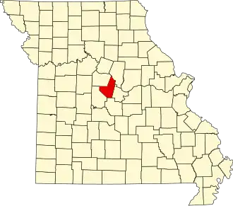 Localisation de Comté de Moniteau Moniteau County