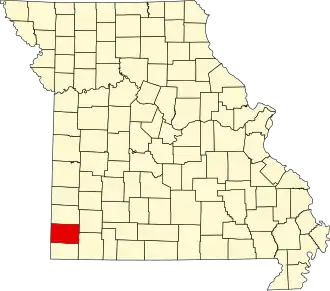Localisation de Comté de Newton(Newton County)