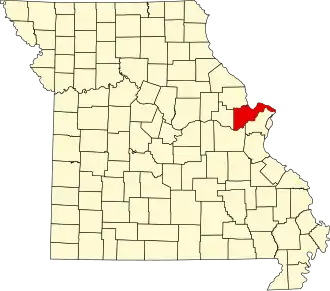 Localisation de Comté de Saint Charles(St. Charles County)