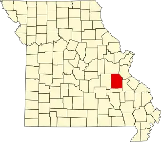 Localisation de Comté de Washington(Washington County)