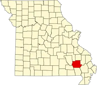 Localisation de Comté de Wayne(Wayne County)