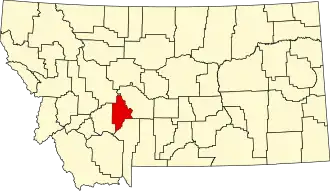 Localisation de Comté de Broadwater(Broadwater County)