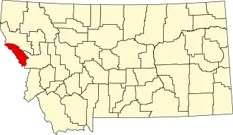 Localisation de Comté de Mineral(Mineral County)