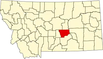 Localisation de Comté de Musselshell(Musselshell County)