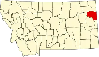 Localisation de Comté de Richland(Richland County)