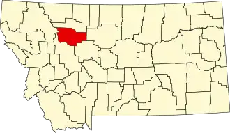 Localisation de Comté de Teton(Teton County)