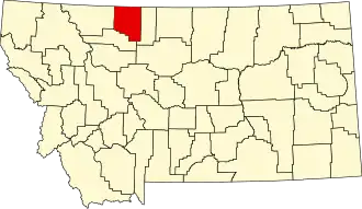 Localisation de Comté de Toole(Toole County)